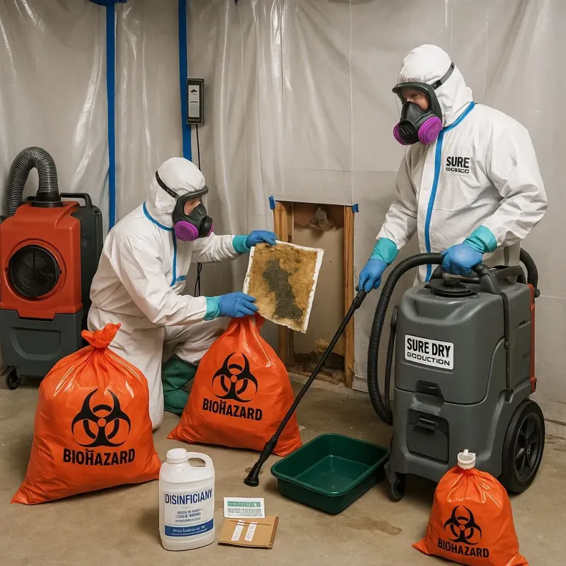 Contaminated Water Handling Protocols process in Woodville, CA